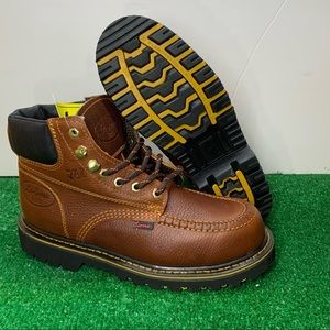 Mens Construction Work Boots Leather Hand Made in Mexico bota de trabajo 302